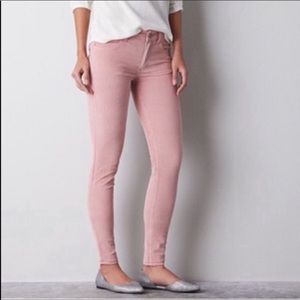 American Eagle AEO pink jegging pants in corduroy